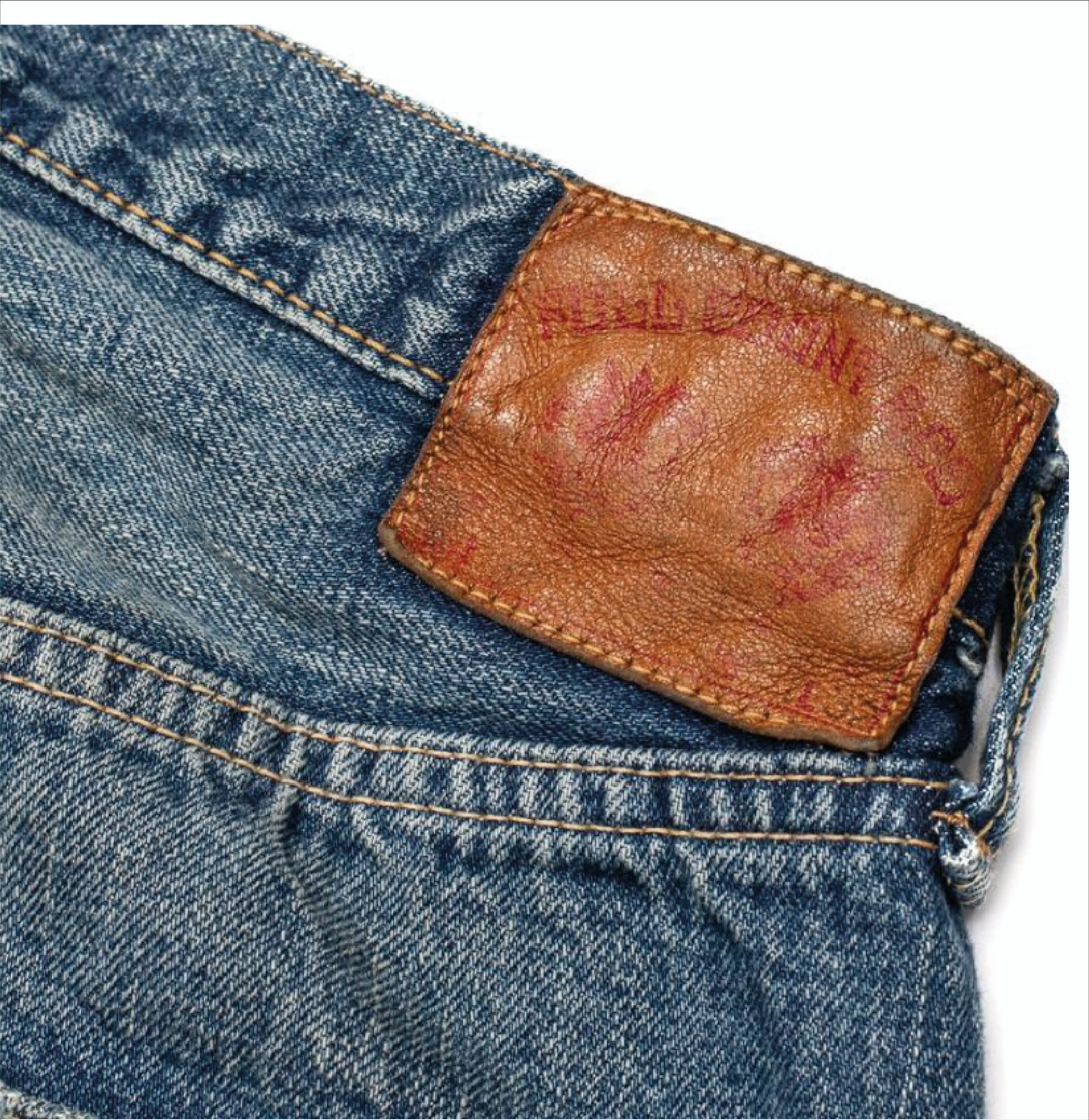 0105 13.7oz Wide Straight Jean - 'Dartford' Wash
