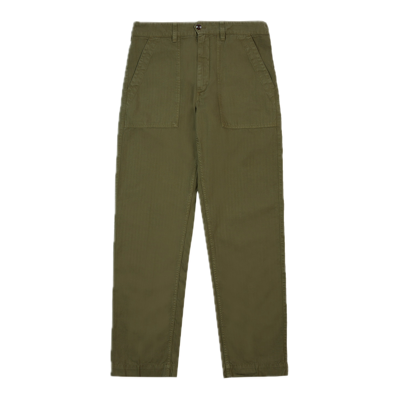 Drake's Fatigue Trousers - Olive