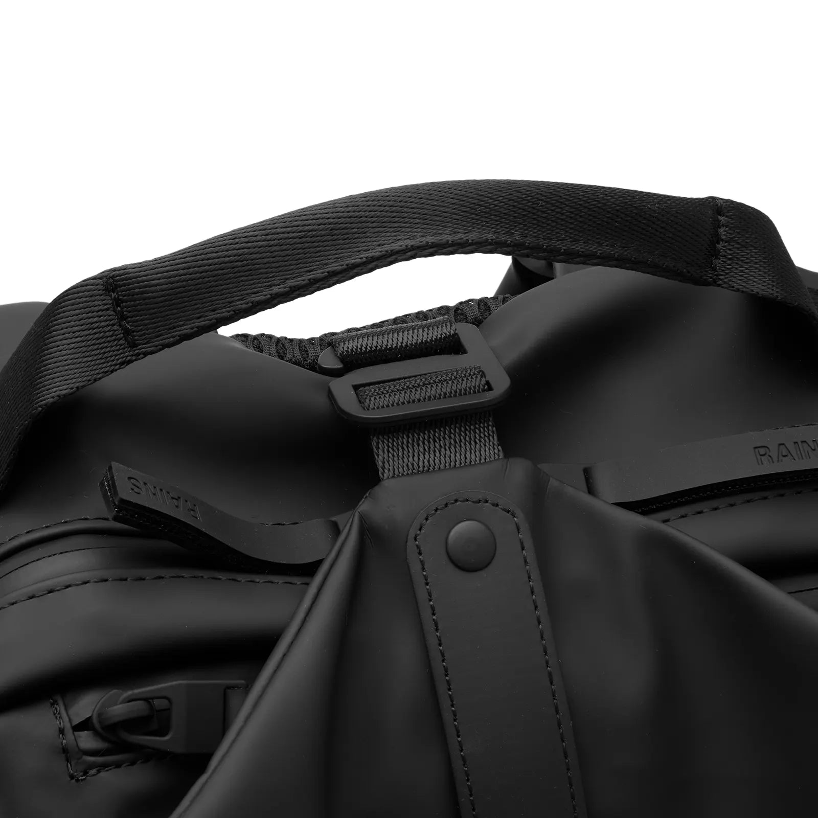 Rains Clip Front Backpack - Black