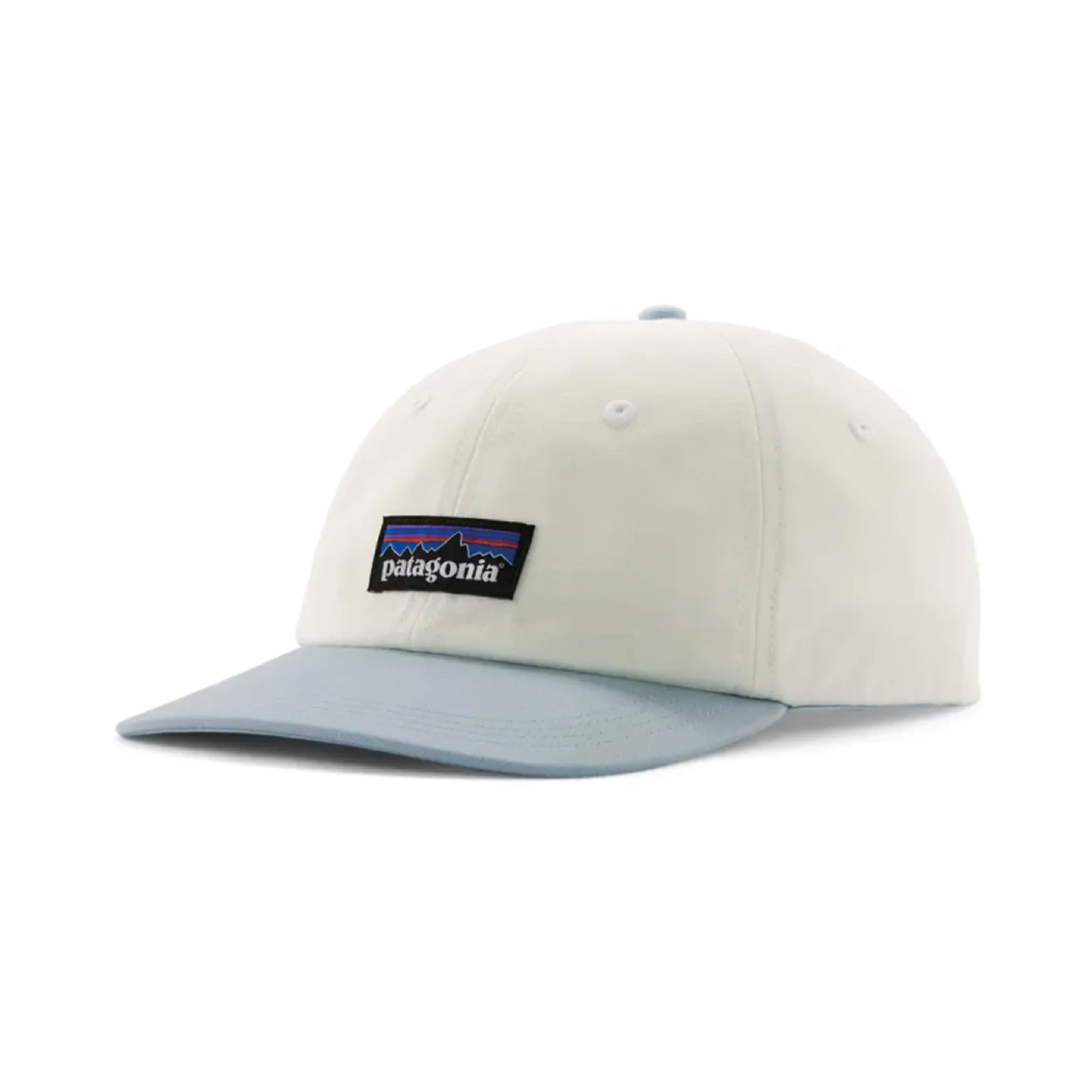 P-6 Label Trad Cap - Birch White w/Shore Blue