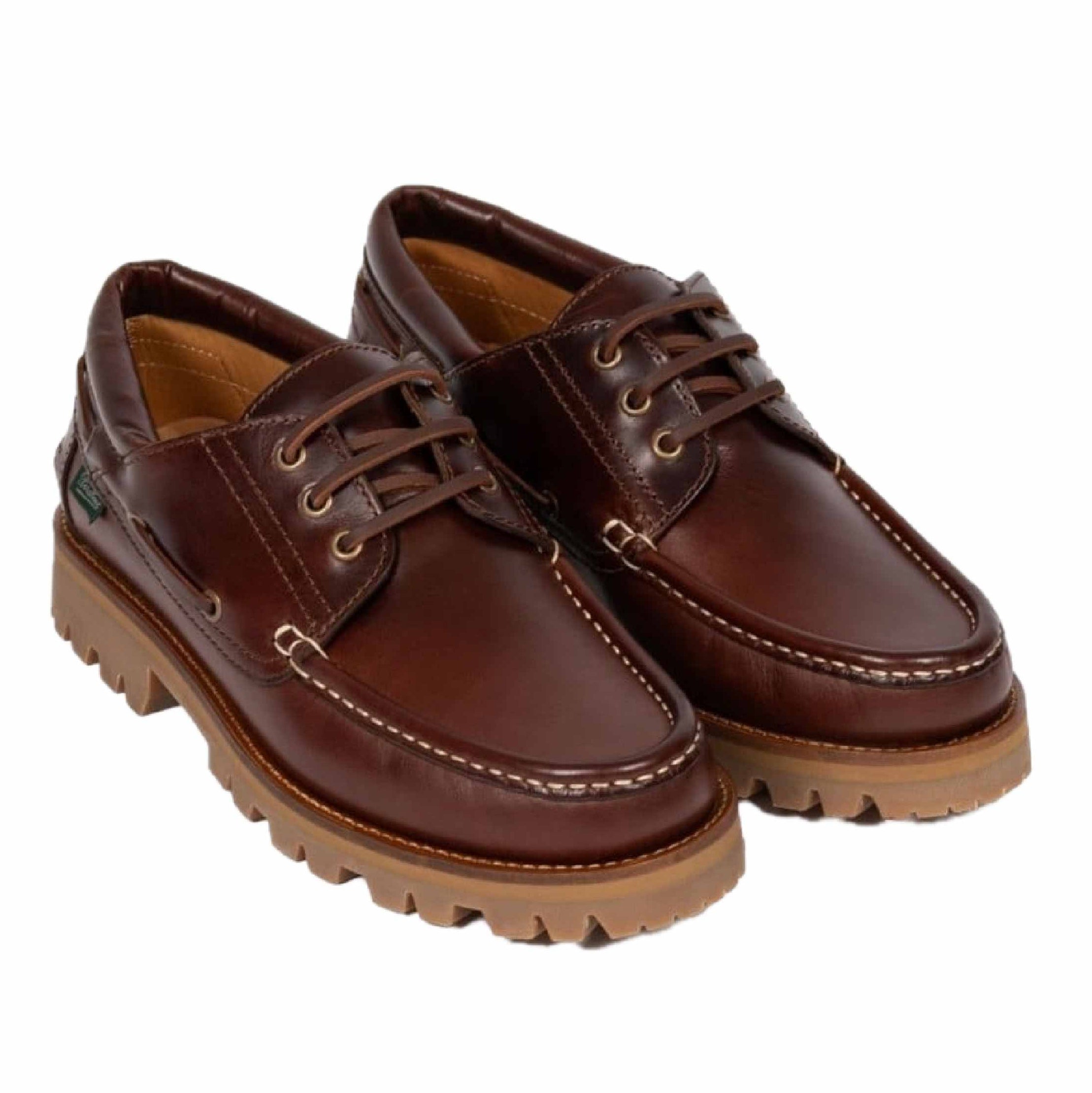Paraboot Briac - Lisse America shoes, displaying iconic French shoemaking heritage.