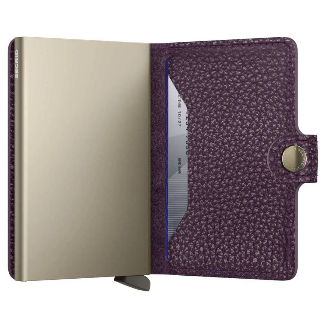 RFID Miniwallet - Pebble Grape