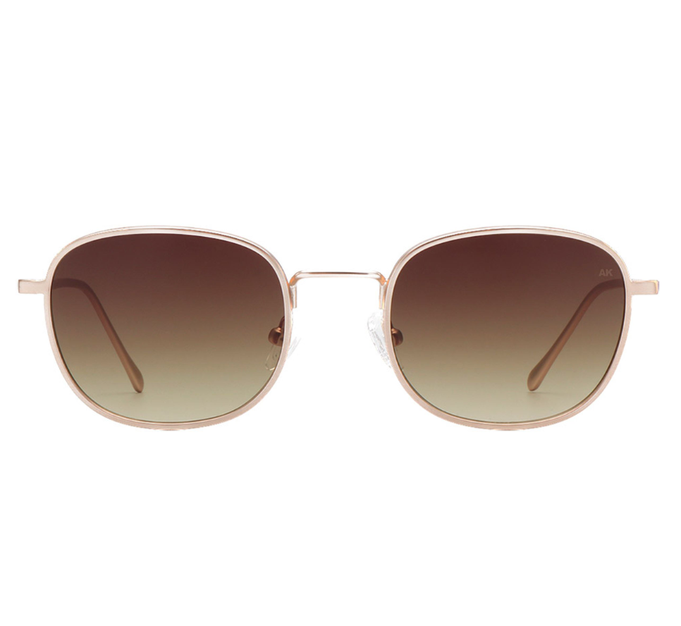 Hello Matte Gold sunglasses by A. Kjærbede with Tritan frame and polycarbonate lenses.