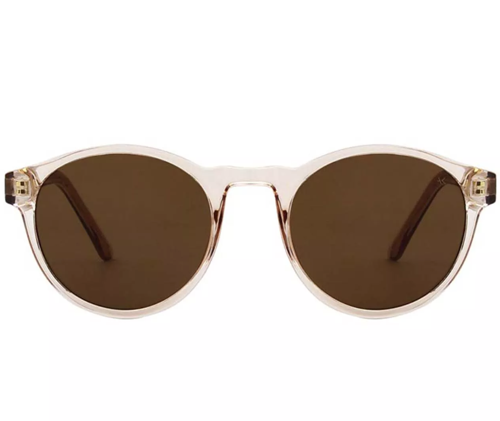Marvin Champagne sunglasses by A. Kjærbede, made from eco-friendly materials.