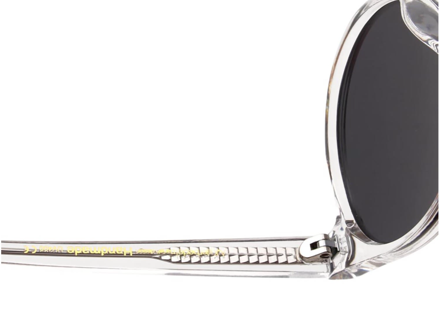 Angled view of Marvin - Crystal sunglasses, A. Kjærbede, Tritan frame and polycarbonate lenses.