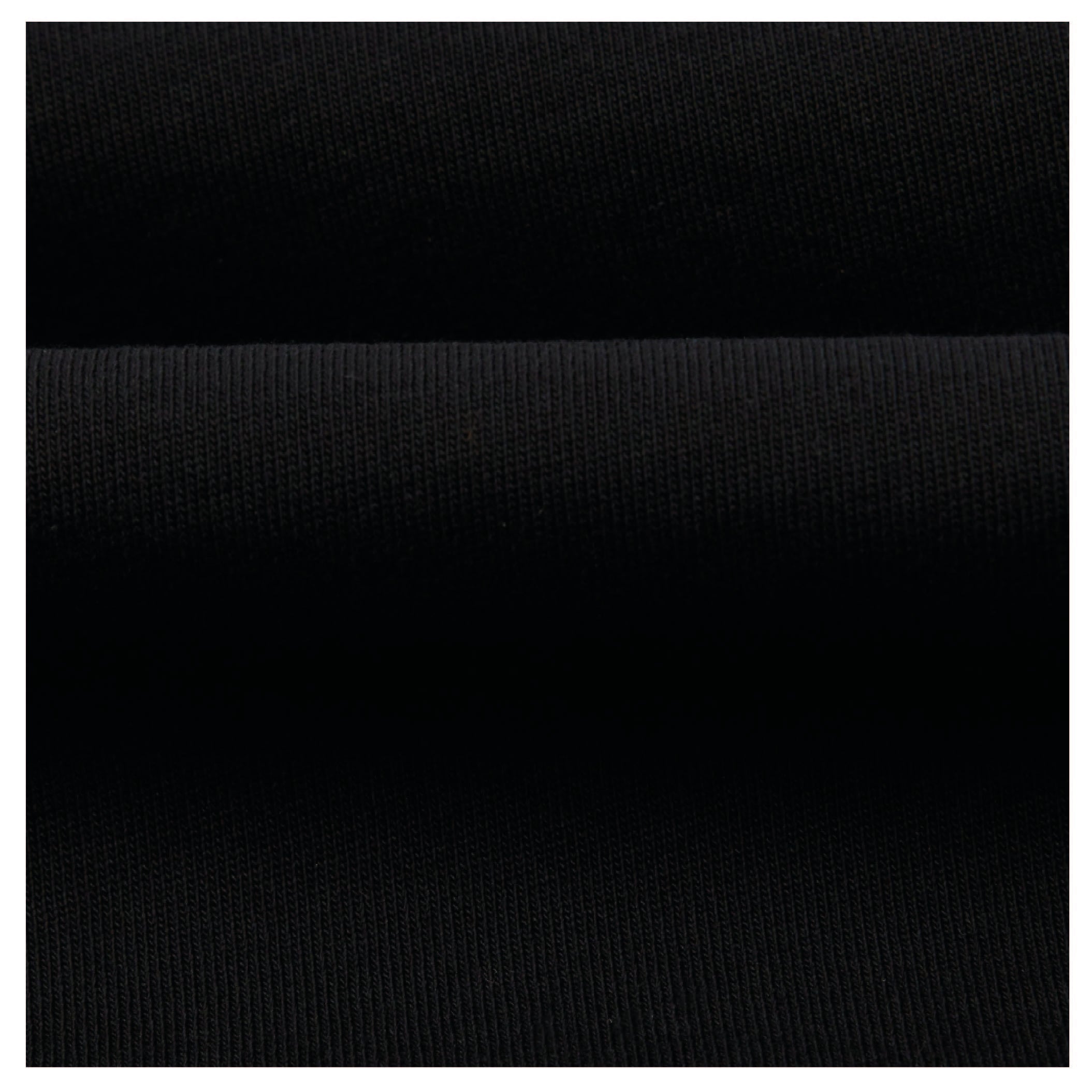 Drake's Short Sleeve Hiking T-Shirt in Black — fabric and print detail