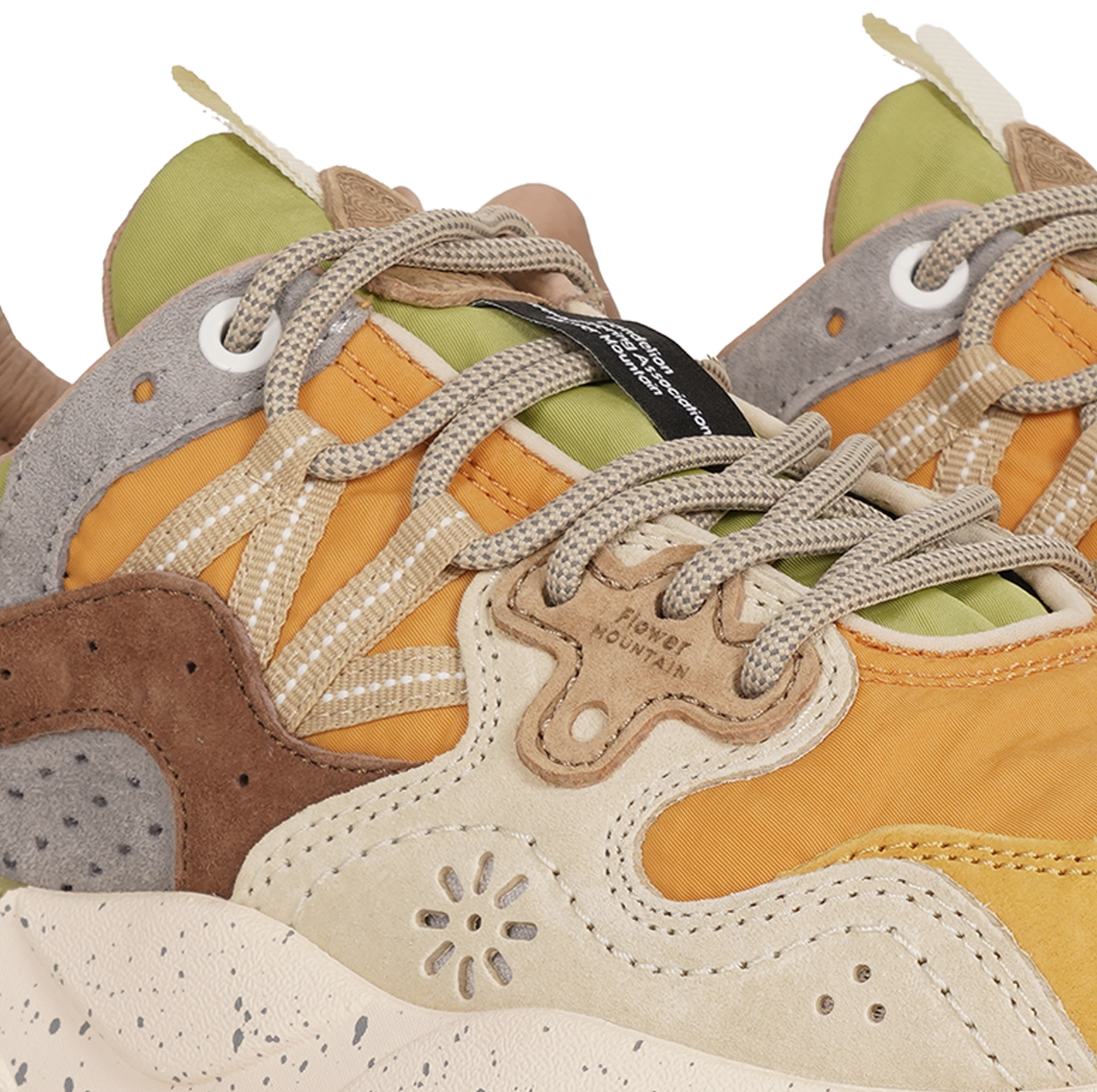 Yamano 3 Suede/Nylon Ocher-Orange-Beige