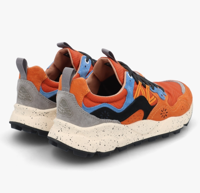 Yamano 3 Suede/Nylon Squared Coral Deep Blue Black