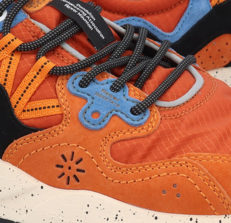 Yamano 3 Suede/Nylon Squared Coral Deep Blue Black