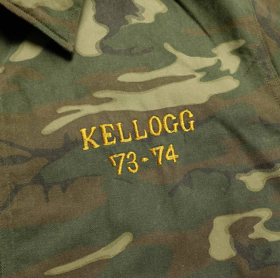 Buzz Rickson’s USMC Tour Jacket ERDL Camo — side view