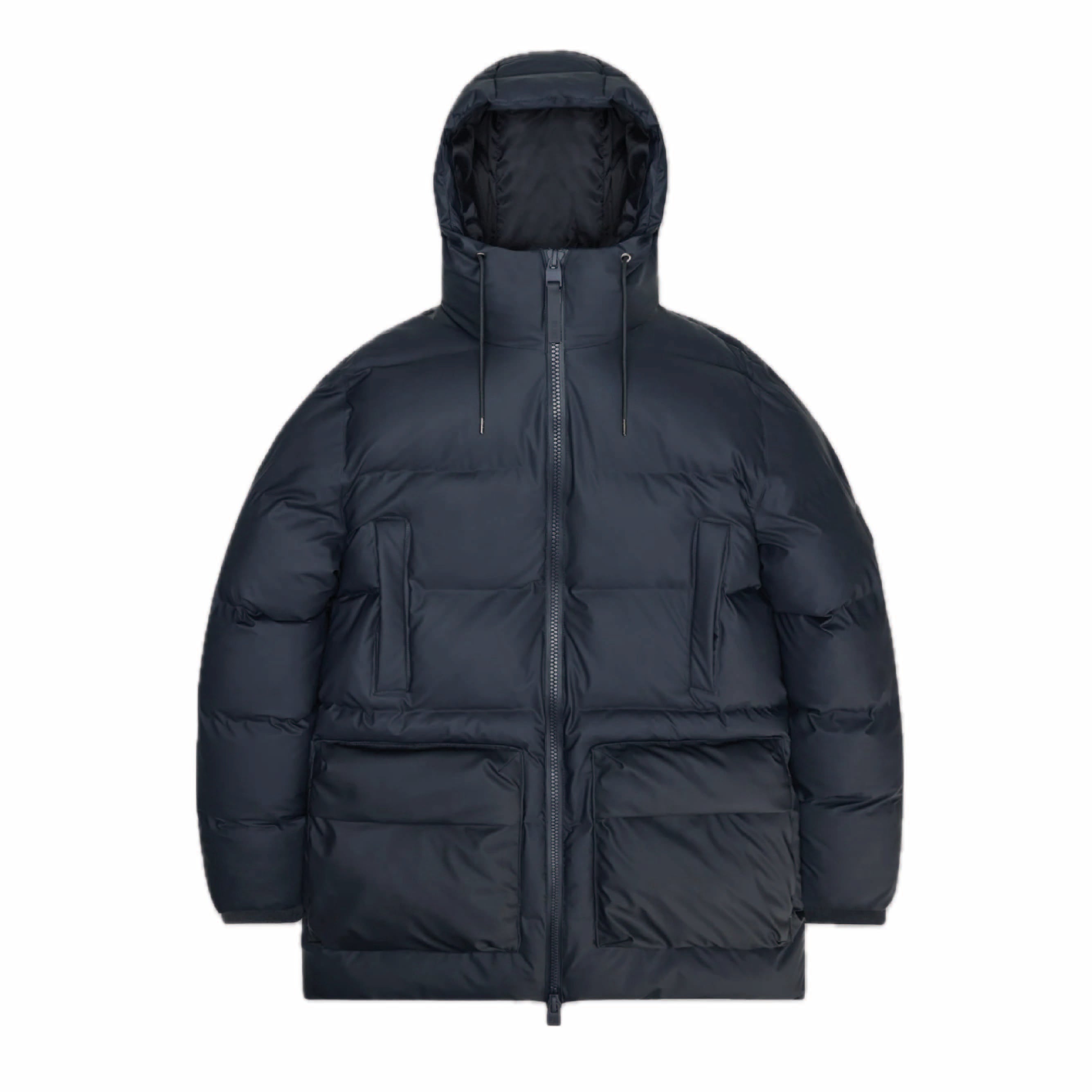 Alta Long Puffer Jacket Cargo Navy