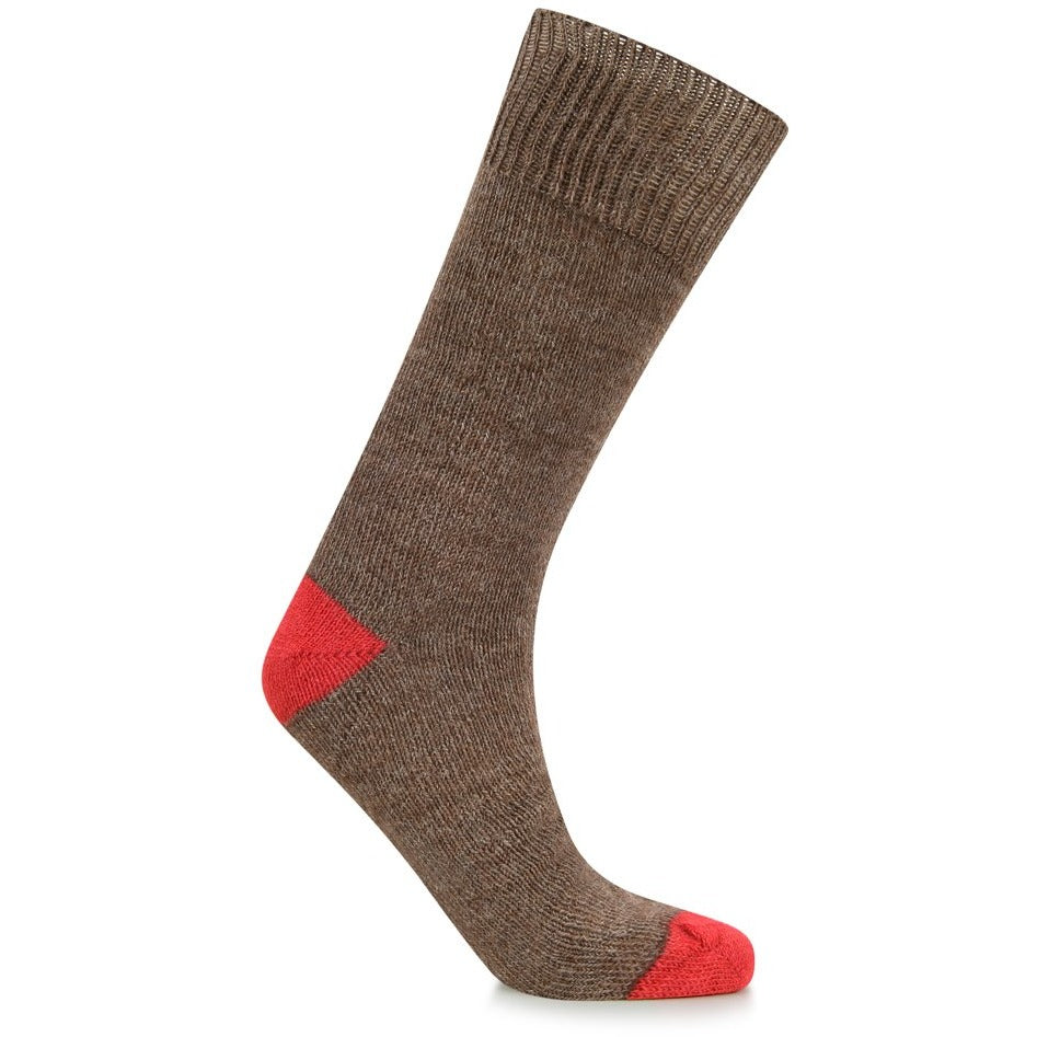 Burrows & Hare Alpaca Socks - Brown - Burrows and Hare