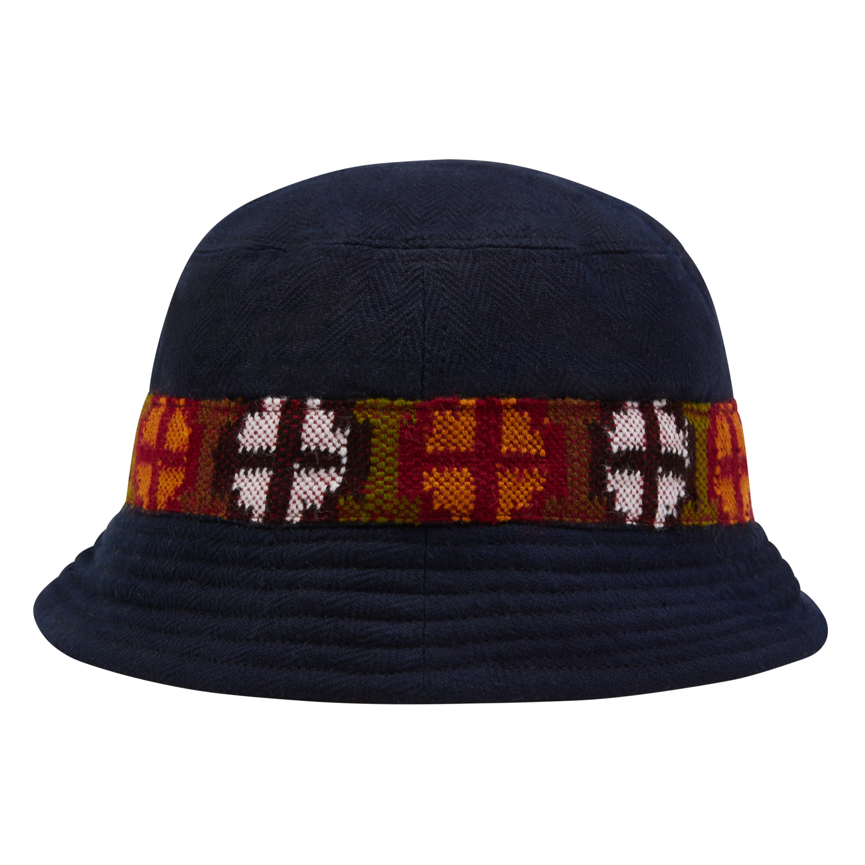 Quilted Bucket Hat - Navy