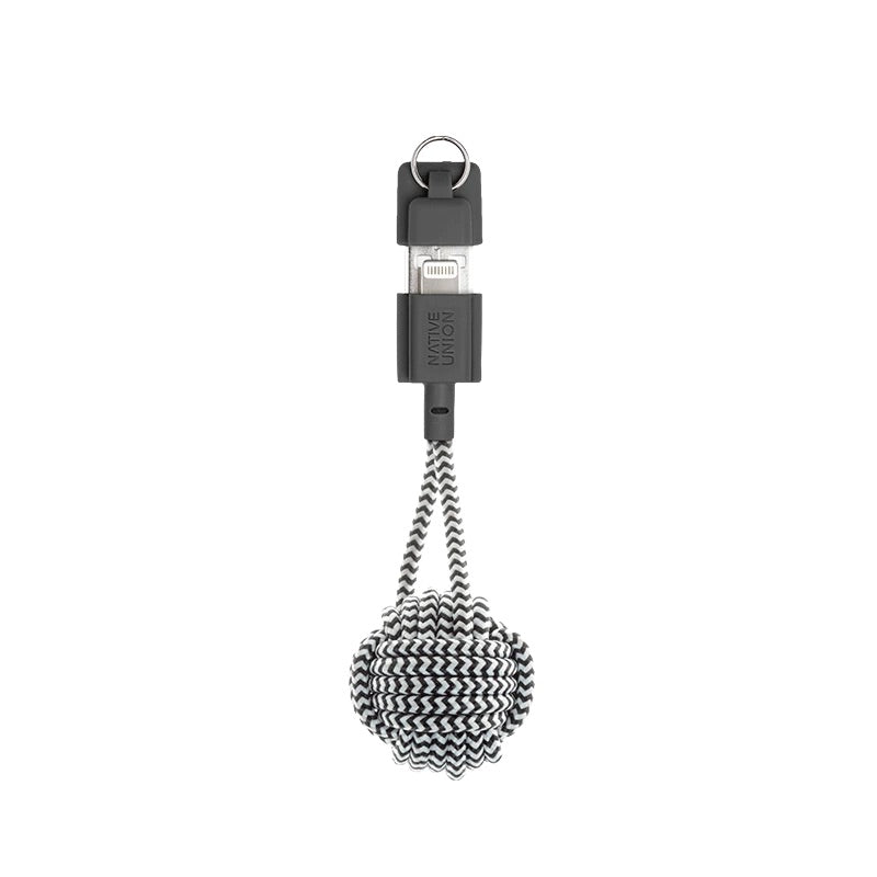 Native Union Key Cable USB-A to Lightning - Zebra - Burrows and Hare