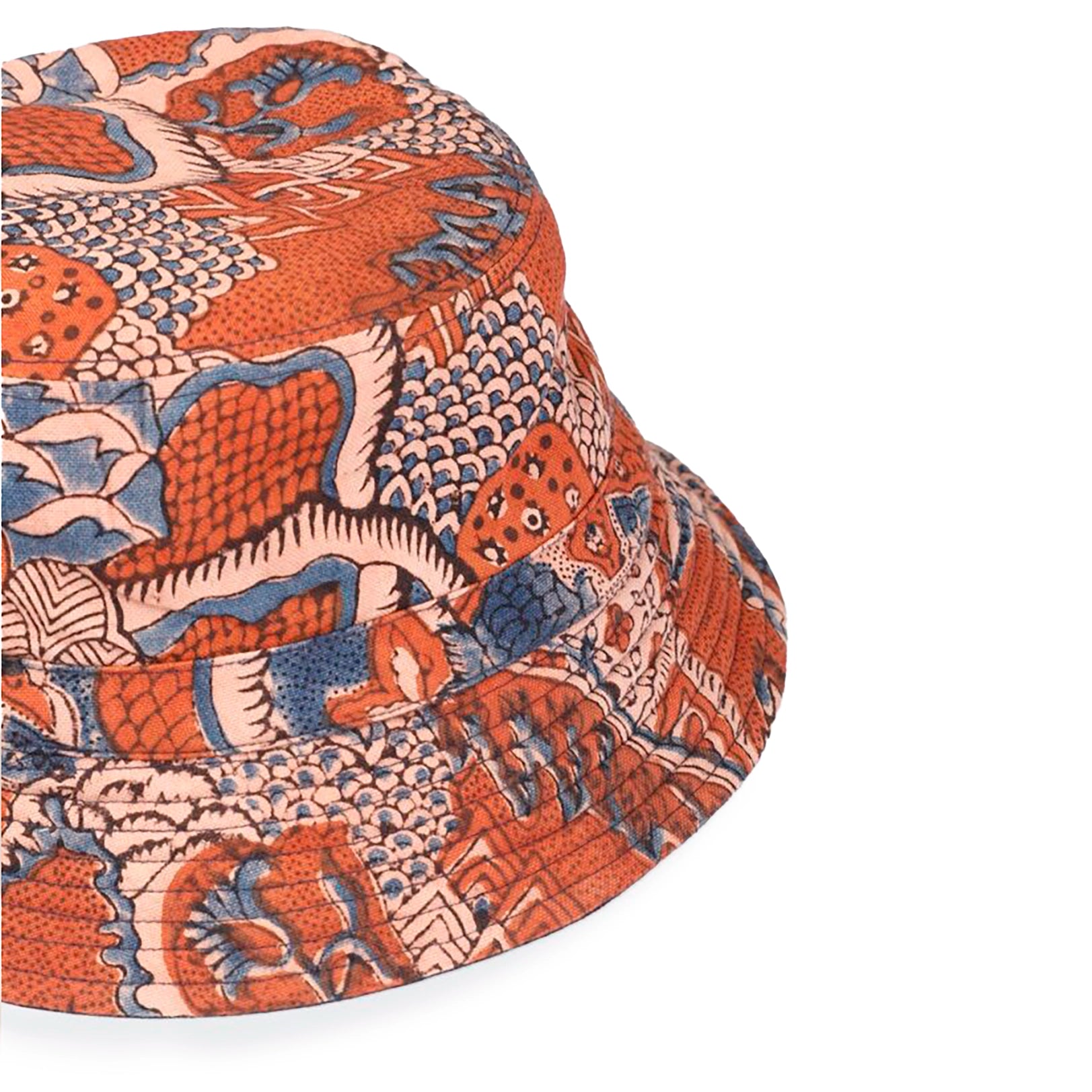 Quilted Bucket Hat - Ajrakh