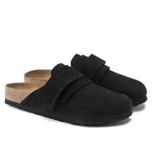 BIRKENSTOCK Nagoya Mules - Nubuck Desert Dust Black