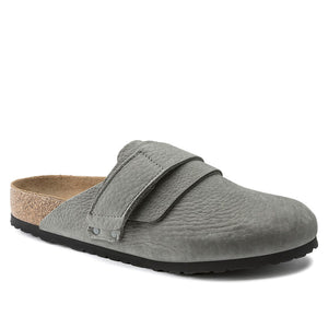 BIRKENSTOCK Nagoya Mules - Nubuck Desert Buck Whale Grey