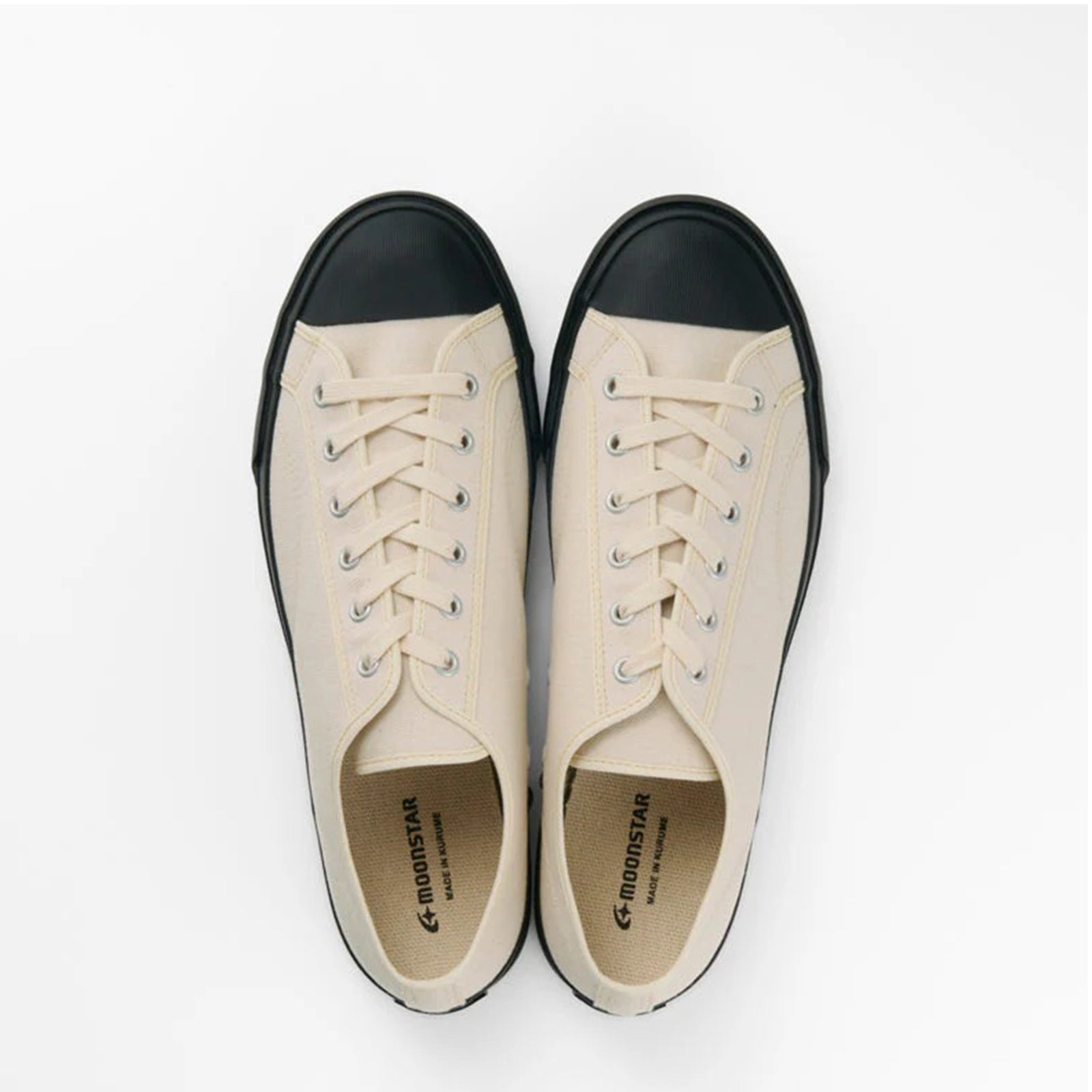 Low Trainer - Natural/Black | Made in Japan