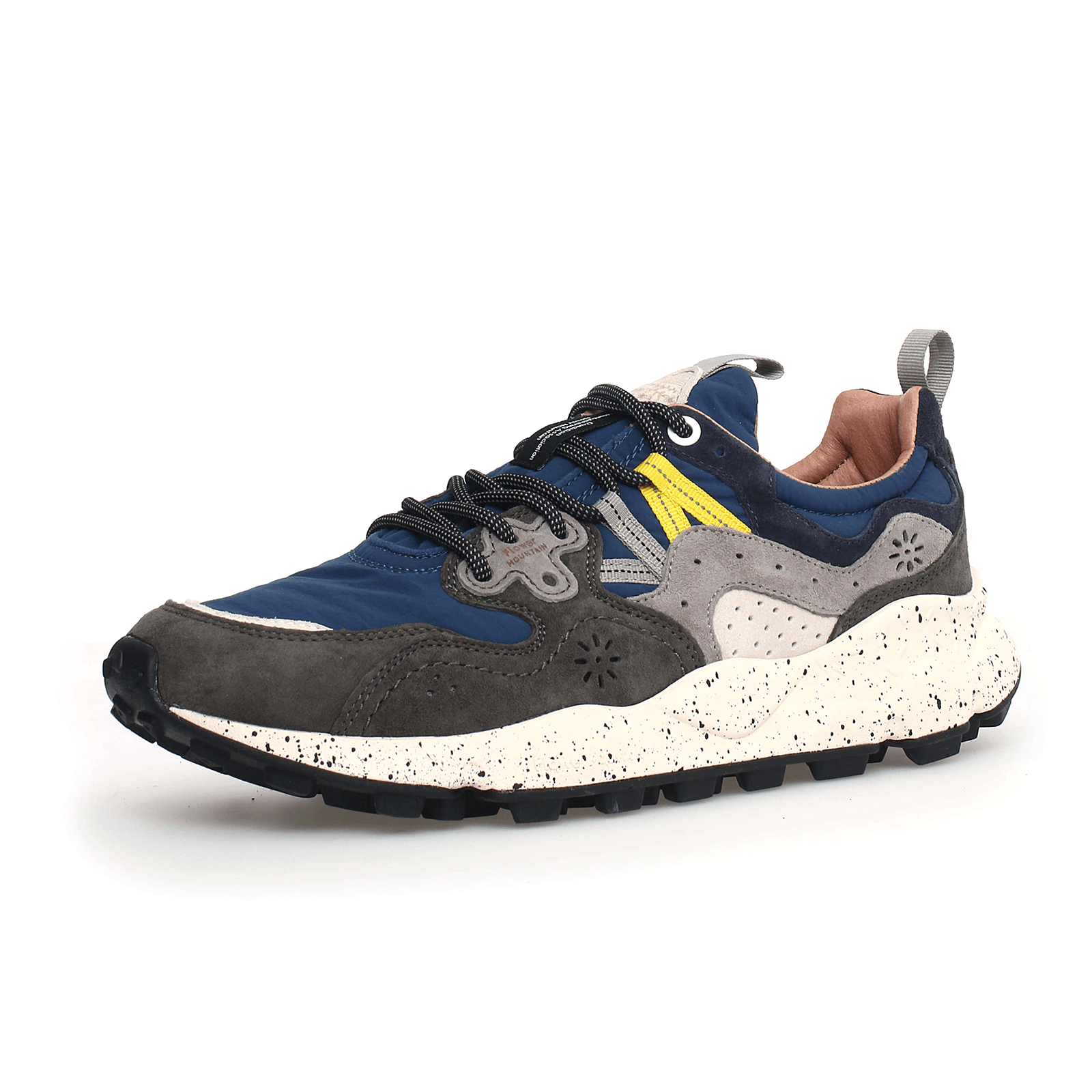 Yamano 3 Suede/Nylon Grey-Navy