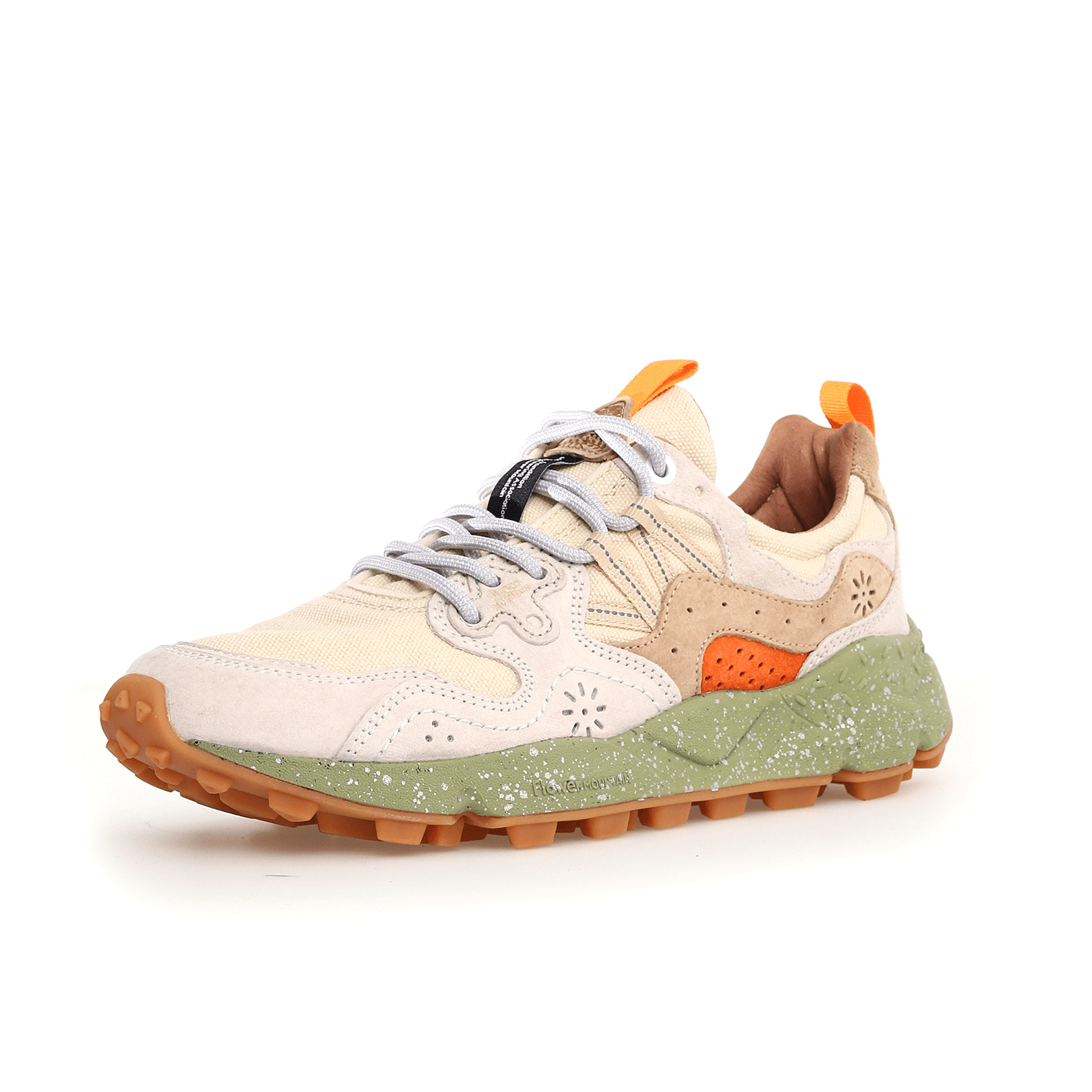 Yamano 3 Suede/Canvas Milk-Beige