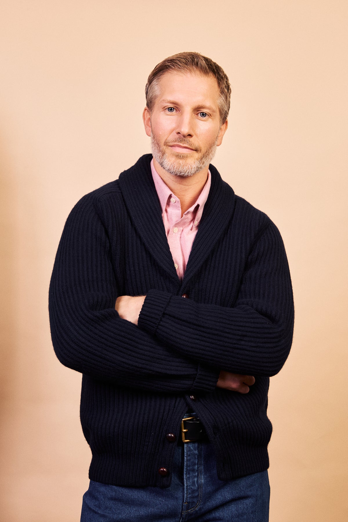 Shawl Cardigan - Navy