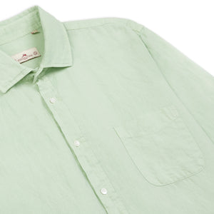 Burrows & Hare Linen Shirt - Mint