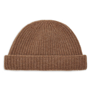 Burrows & Hare Lambswool Beanie Hat - Driftwood
