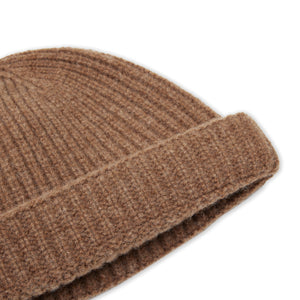 Burrows & Hare Lambswool Beanie Hat - Driftwood