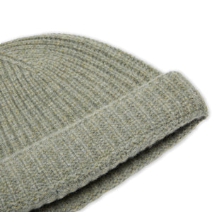 Burrows & Hare Lambswool Beanie Hat - Pear