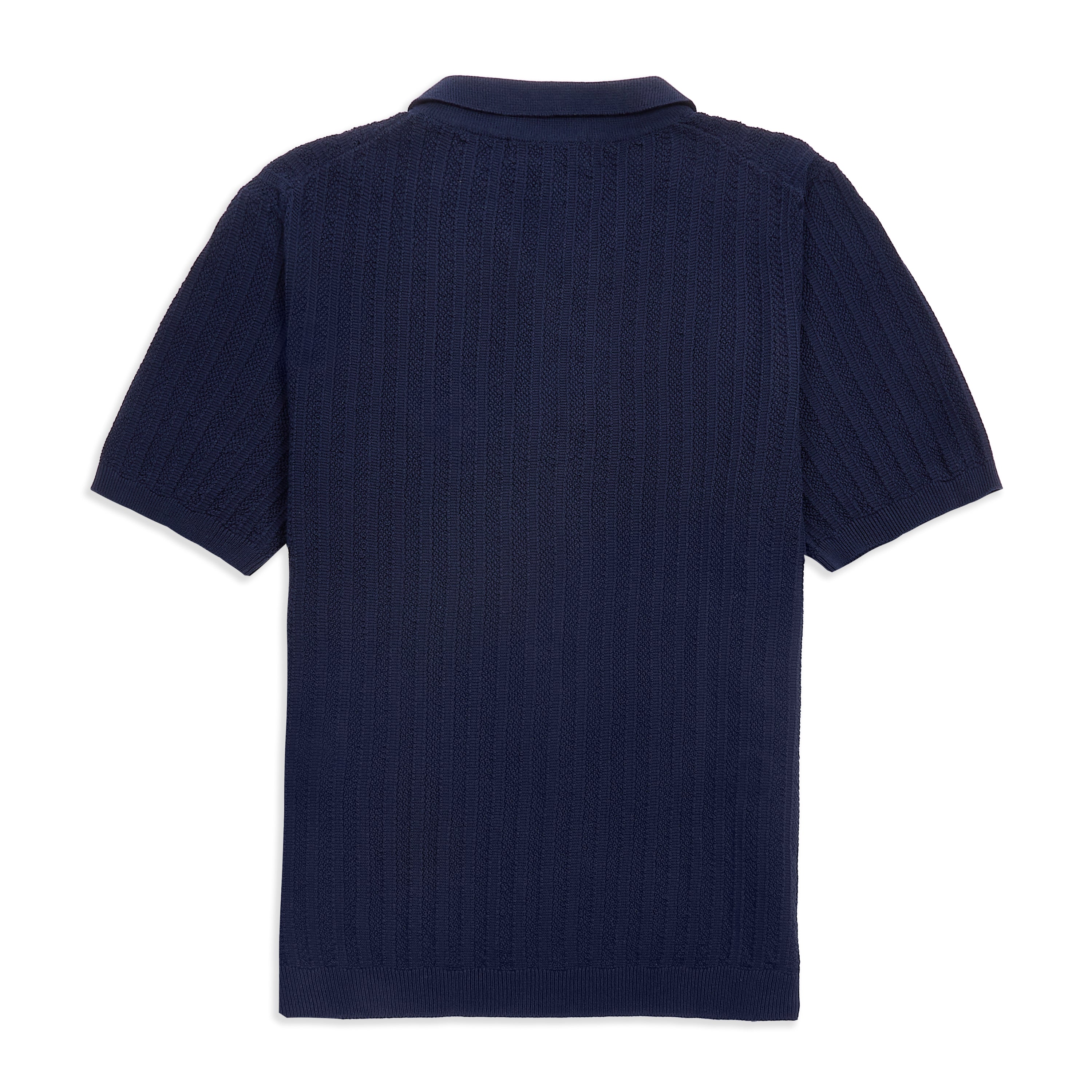 Otto Shirt Texture - Navy