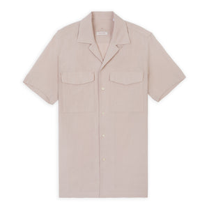 A.B.C.L. Camp Collar Short Sleeve Shirt - Dusk Pink