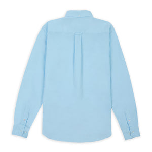 Burrows & Hare Button-down Baby Cord Shirt - Sky Blue
