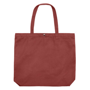 Burrows & Hare Printed Canvas Tote Bag - Red