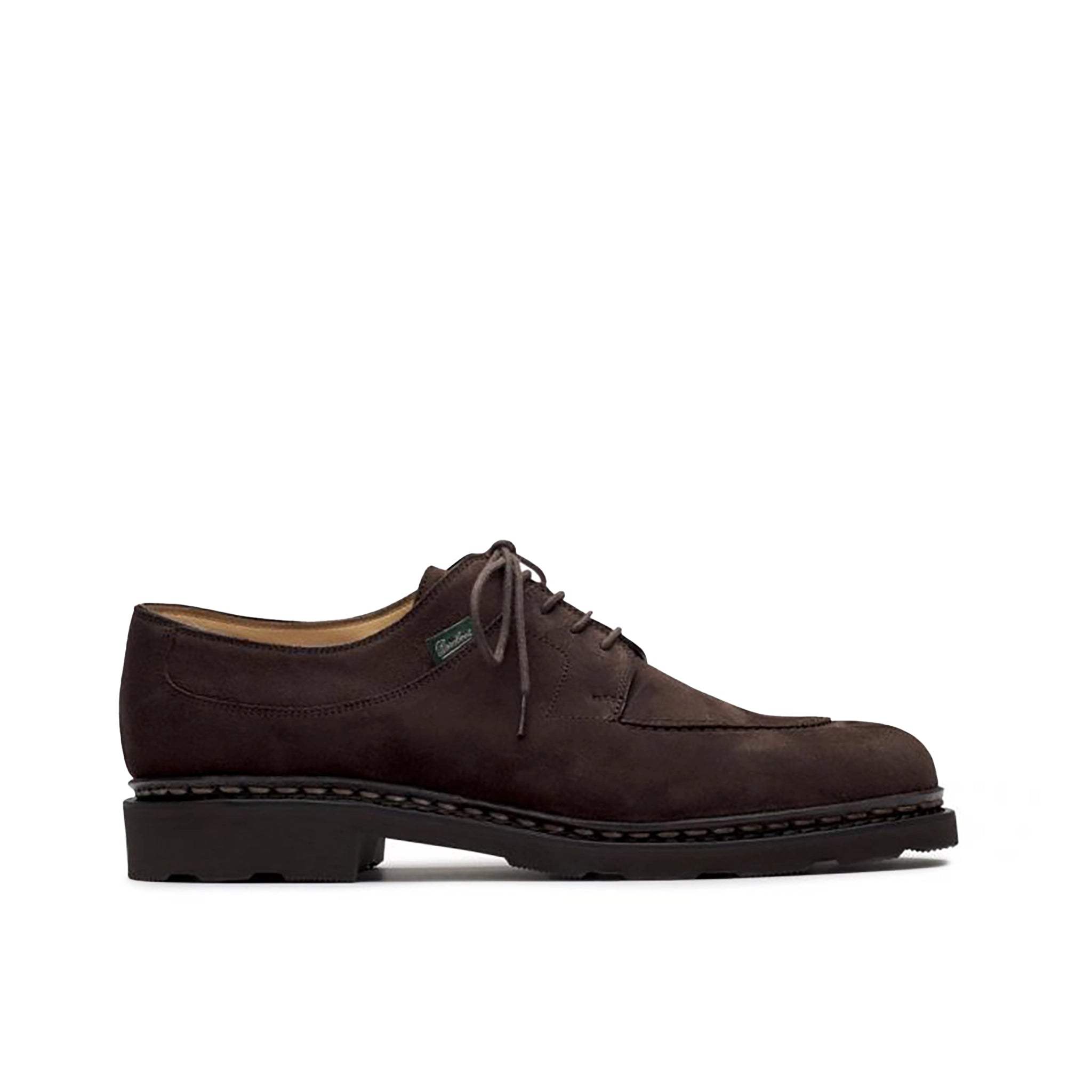 Paraboot Avignon Shoe in Velours Congo, crafted with full-grain smooth leather.
