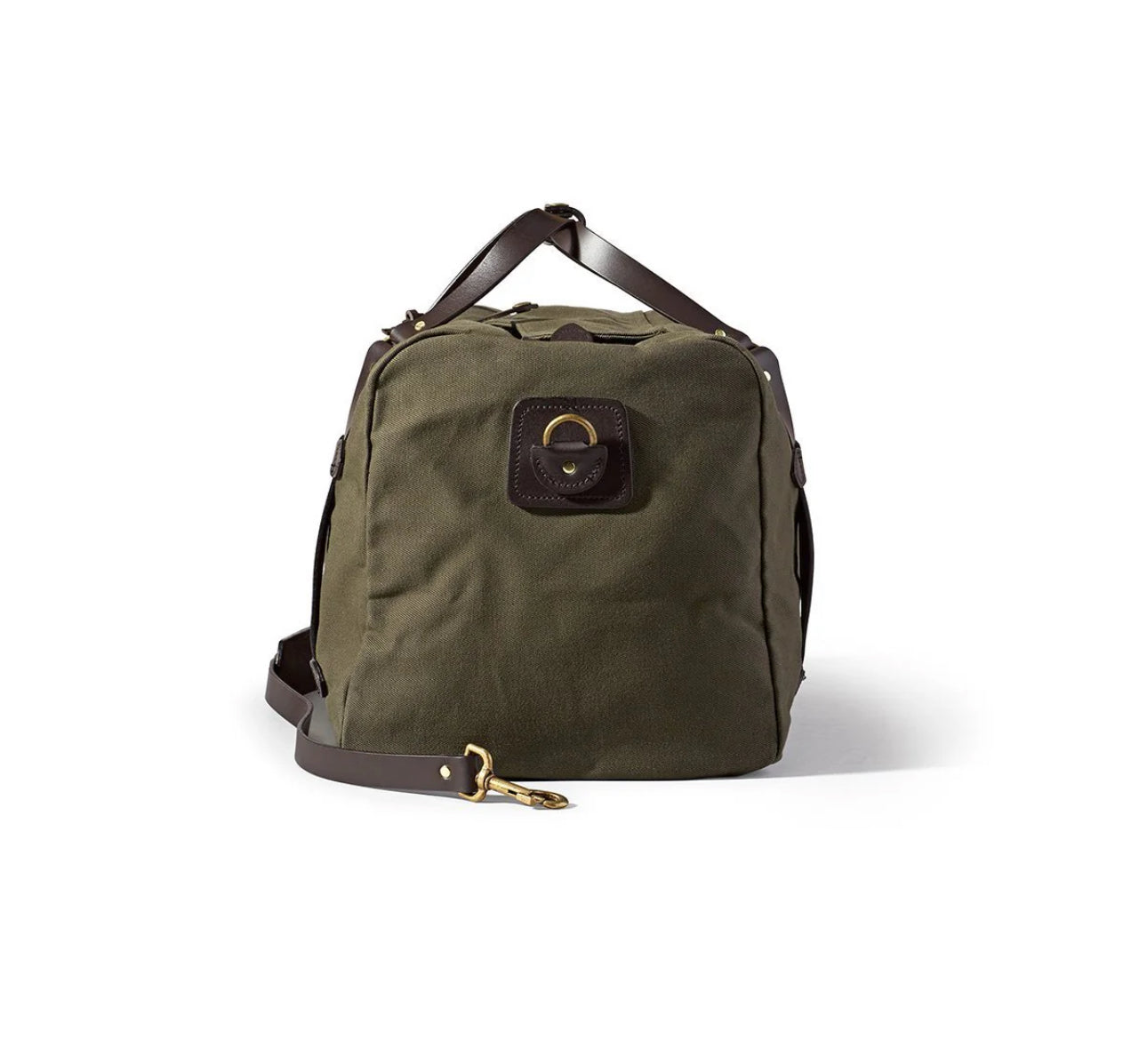 Large Rugged Twill Duffle Bag - Otter Green