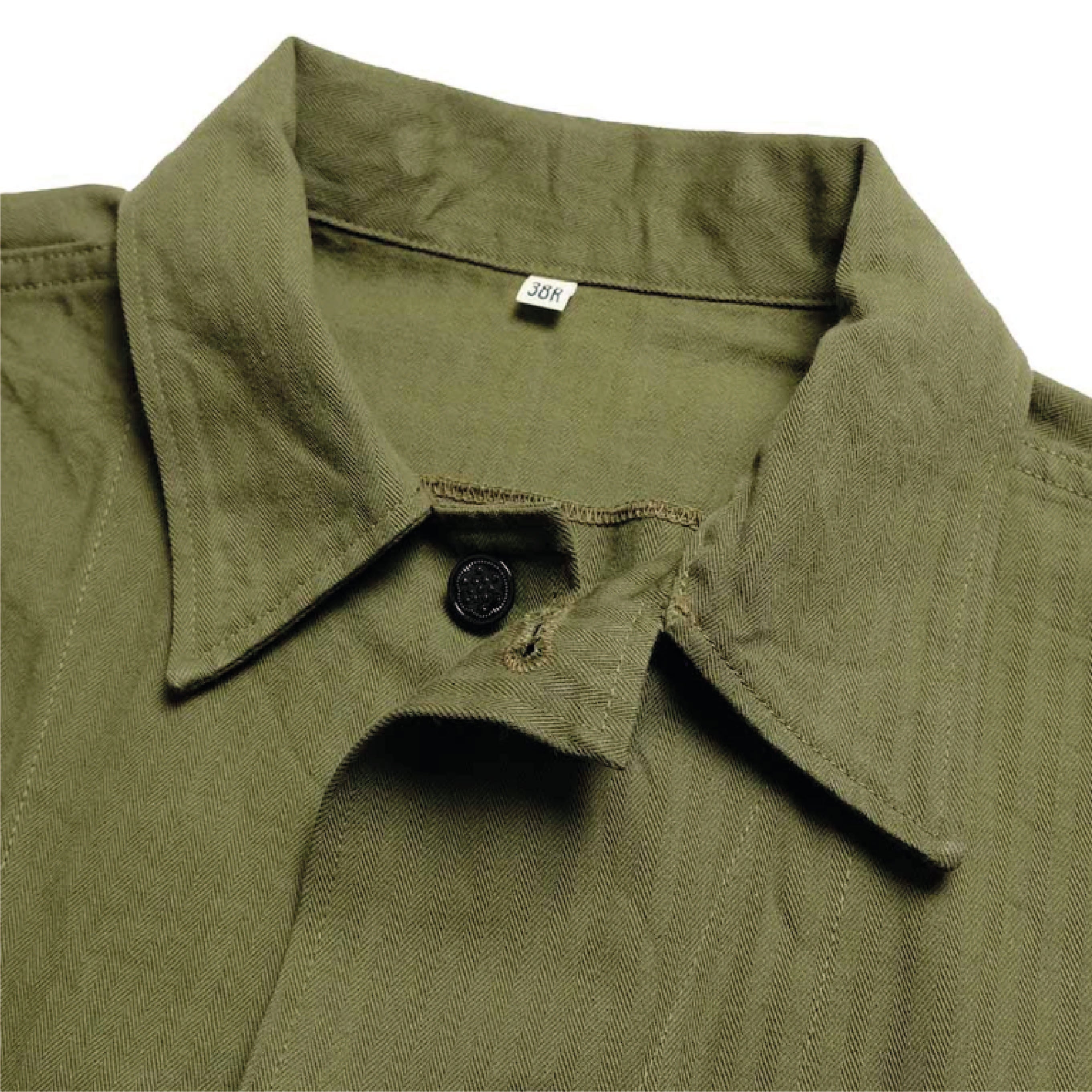 Jacket Herringbone Twill Special - Olive