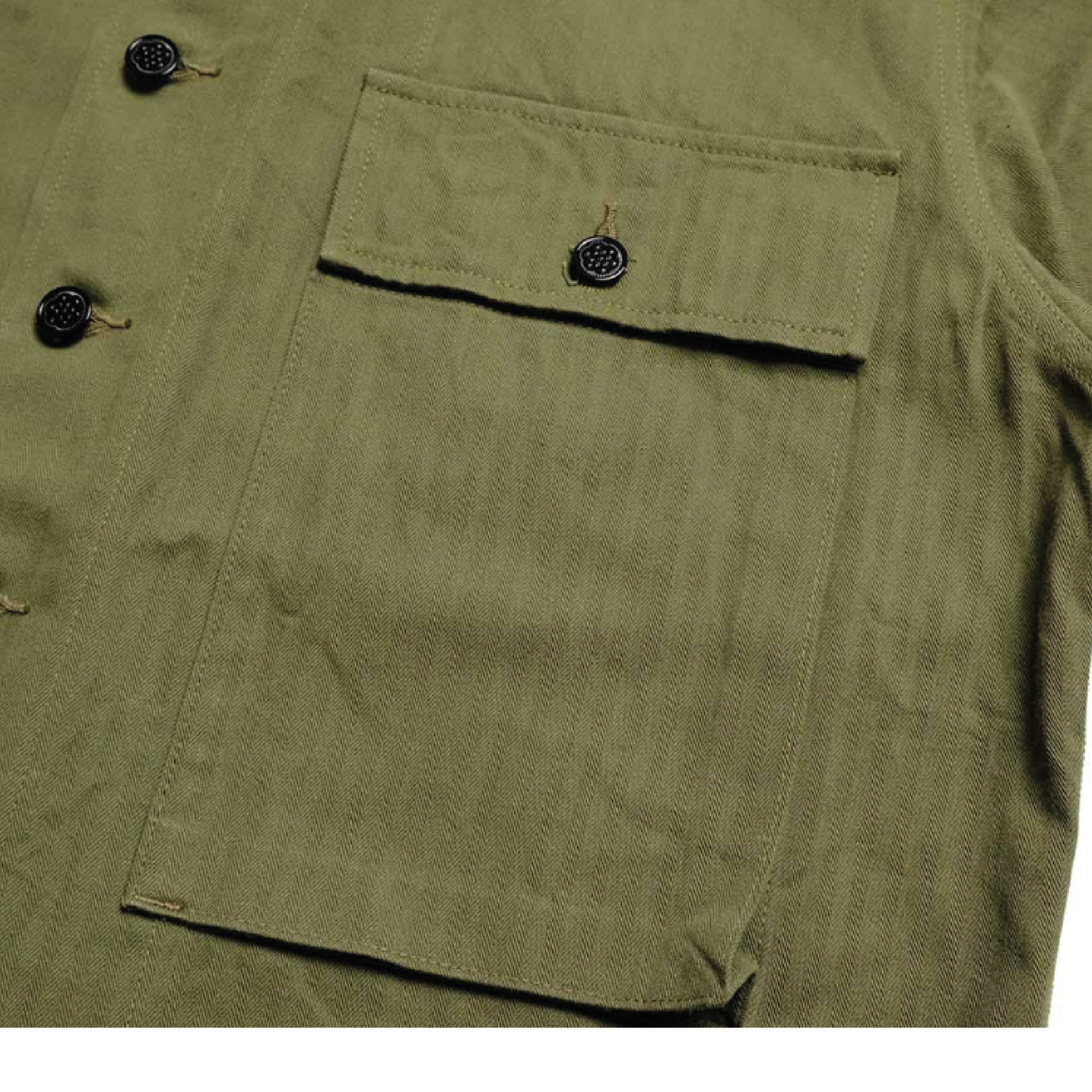 Jacket Herringbone Twill Special - Olive