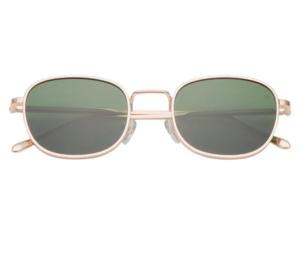 Hello - Gold sunglasses by A. Kjærbede featuring Tritan and polycarbonate materials.