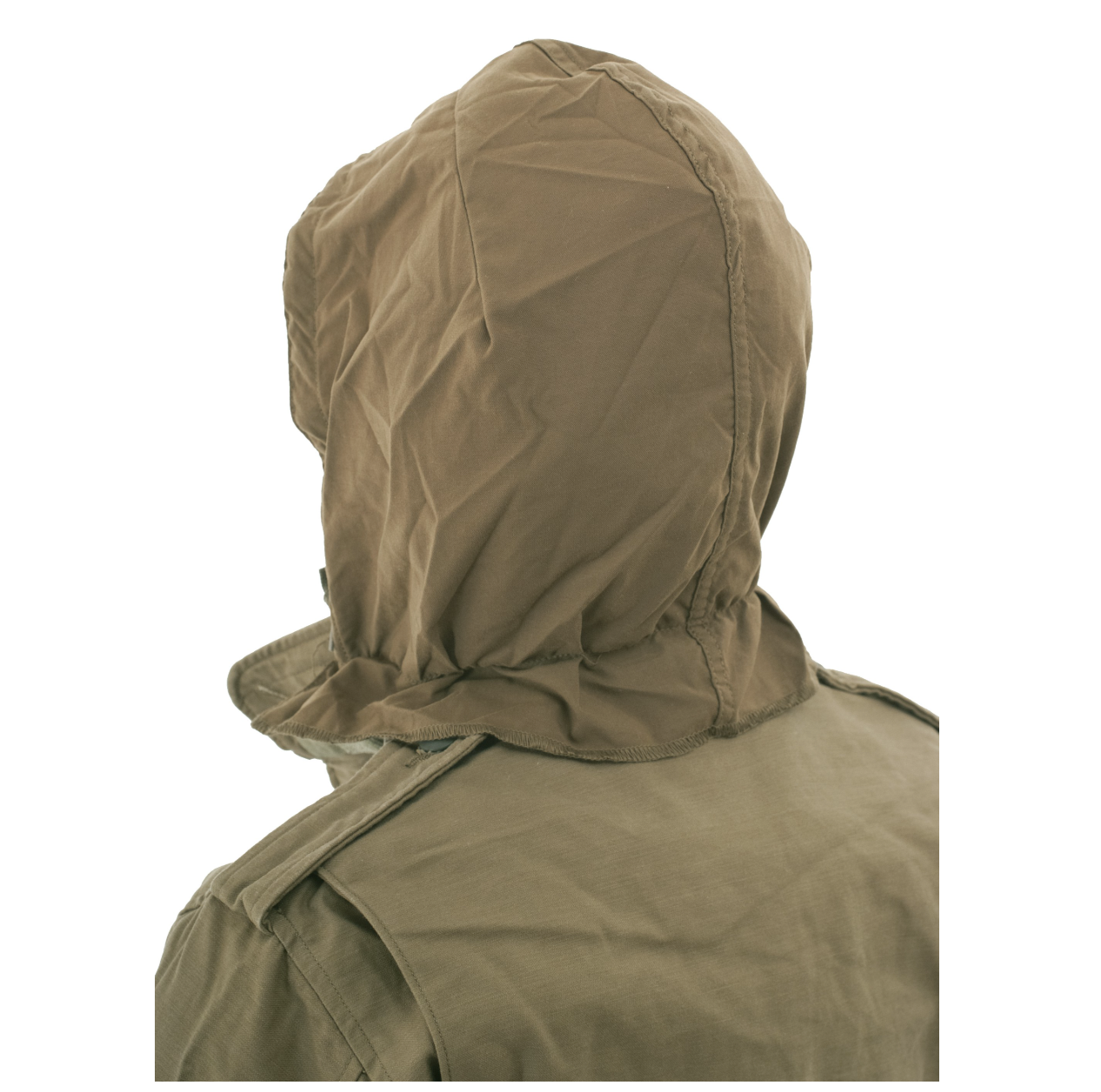 Type M-65 Combat Jacket by Buzz Rickson's with button/zip front, Olive Drab.