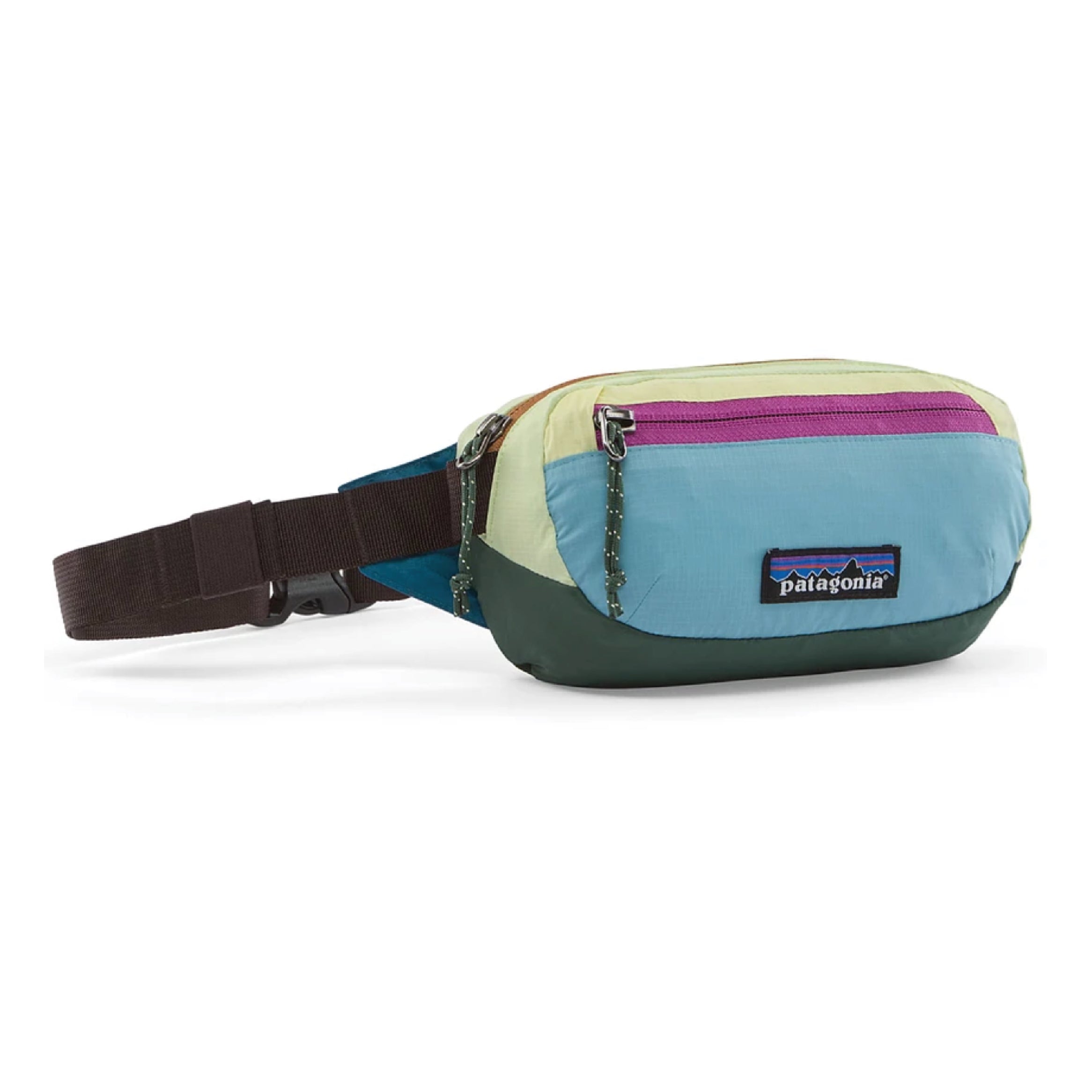 Terravia Mini Hip Pack - Patchwork Snowmelt Blue