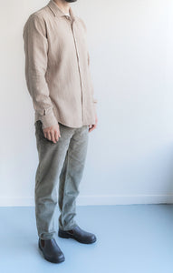 Burrows & Hare Woolbylic Shirt - Taupe