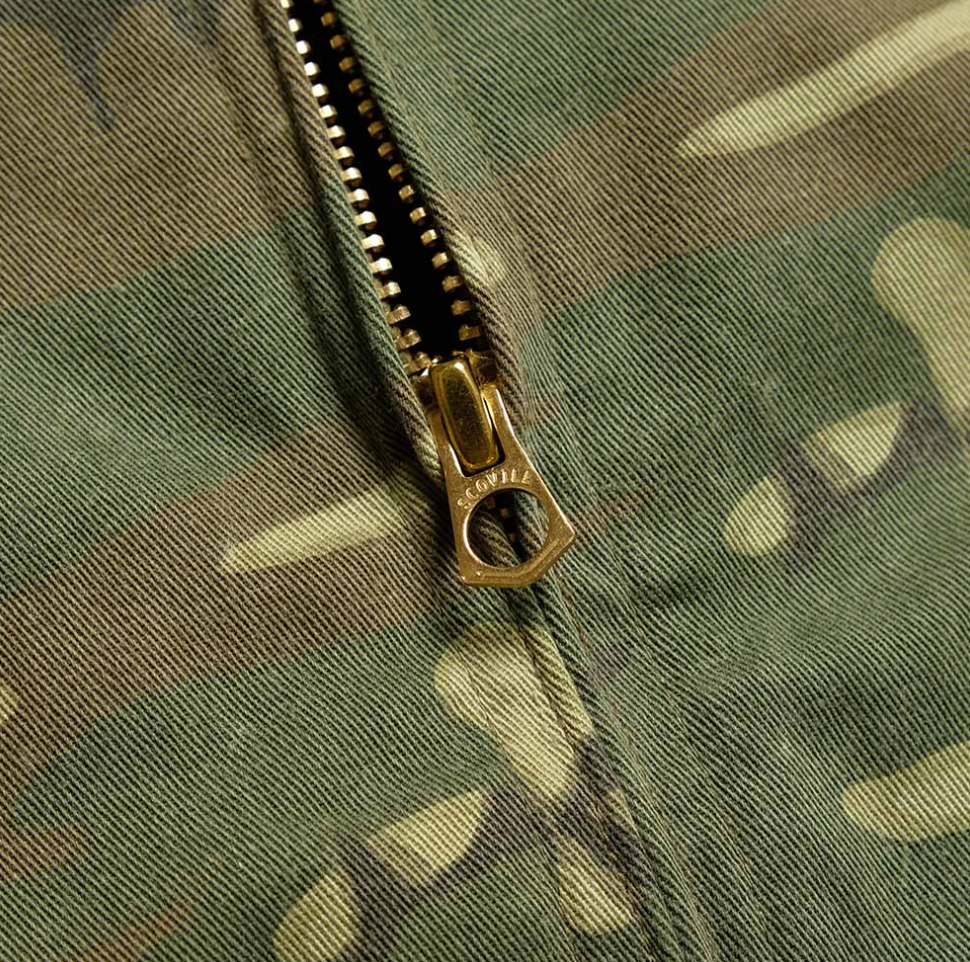Buzz Rickson’s USMC Tour Jacket ERDL Camo — three-quarter view