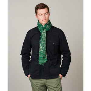 Hartford Cotton Bandana Scarf - Green