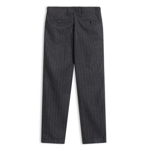 Burrows & Hare Pinstripe Trousers - Grey - Burrows and Hare