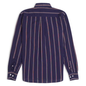 Burrows & Hare Stripe Shirt - Navy - Burrows and Hare