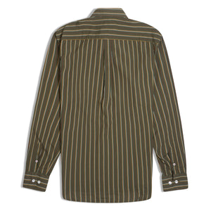 Burrows & Hare Stripe Shirt - Green - Burrows and Hare