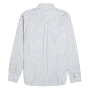 Burrows & Hare Thin Stripe Shirt - White - Burrows and Hare
