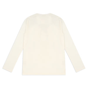 Burrows and Hare Long Sleeve T-Shirt - Off White - Burrows and Hare