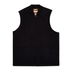 Burrows & Hare Wool Gilet - Navy - Burrows and Hare