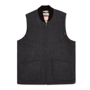 Burrows & Hare Wool Gilet - Grey - Burrows and Hare
